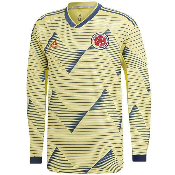 Camiseta Colombia 1ª ML 2019 Amarillo